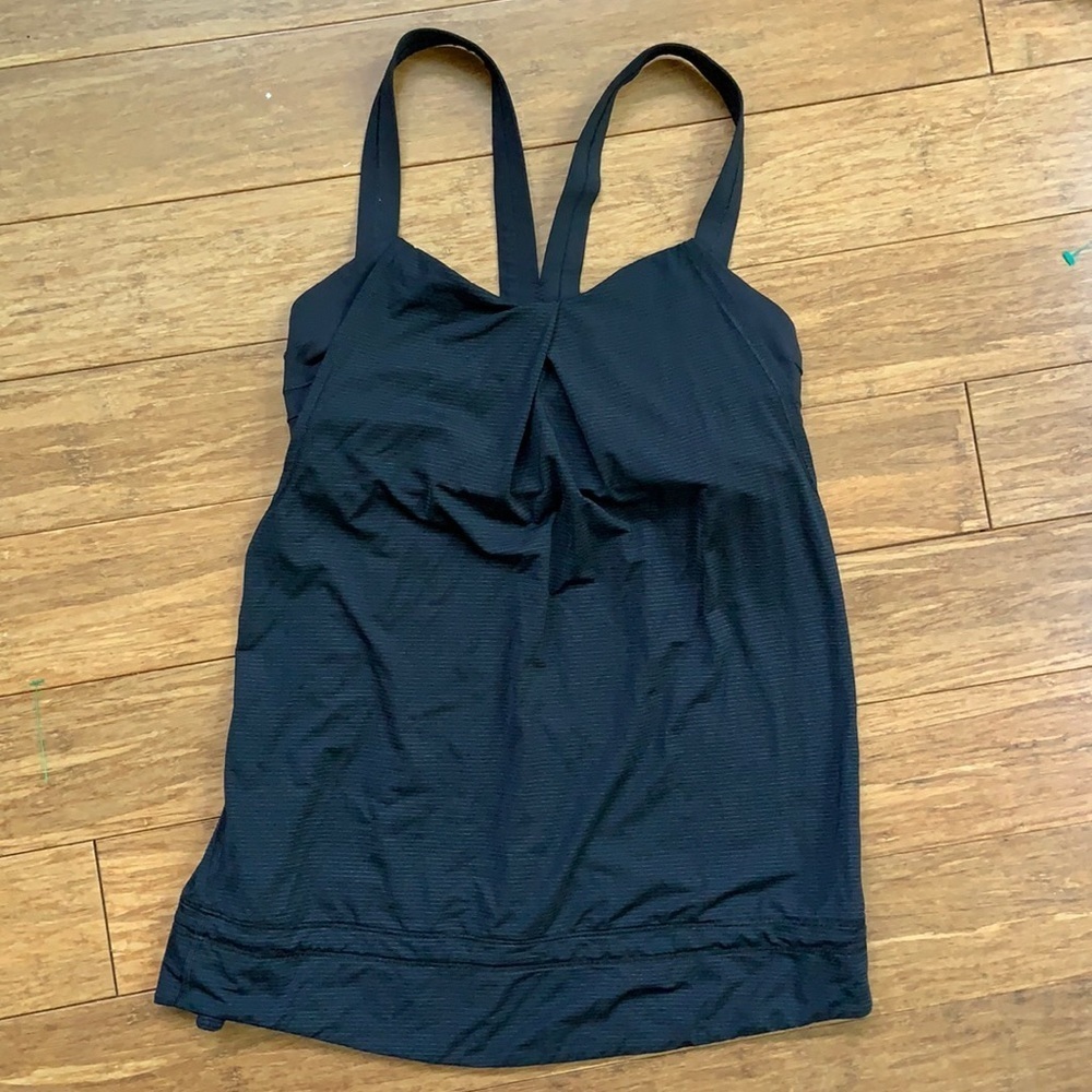 LULULEMON Women’s Black Athletic Tank sz 4